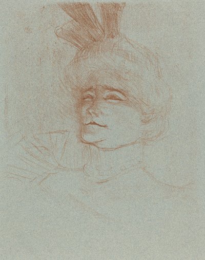Busta Mlle. Marcelle Lender, o tři čtvrtiny od Henri de Toulouse Lautrec