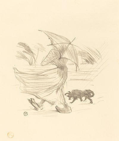 co říká déšť od Henri de Toulouse Lautrec