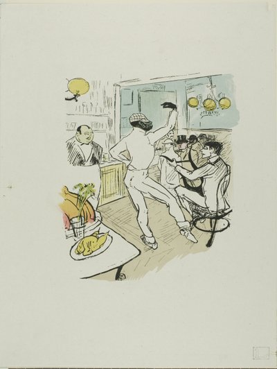 Čokoládový tanec od Henri de Toulouse Lautrec