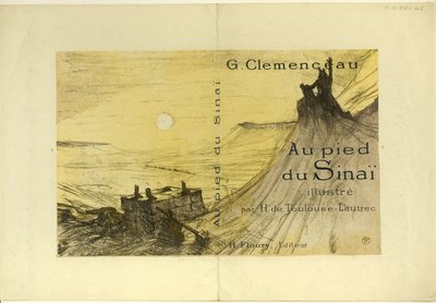 Cover für Au pied du Sinaï von Henri de Toulouse-Lautrec