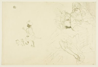 Obálka knihy Příklad zamilované Ninon de Lenclos od Henri de Toulouse-Lautrec