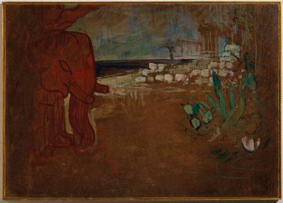 Indický dekor pro "Terracotta Cart", Set model pro Théâtre de l