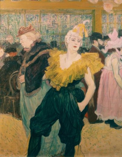 Clownesse Cha-U-Kao od Henri de Toulouse Lautrec