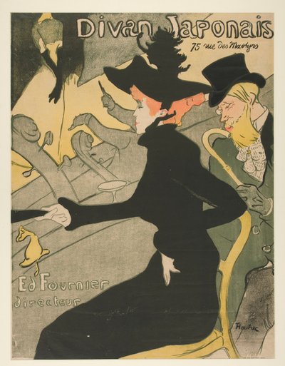 Japonská pohovka od Henri de Toulouse Lautrec