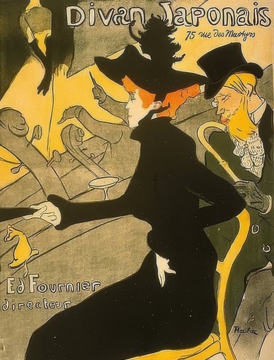 Divan Japonais von Henri de Toulouse Lautrec