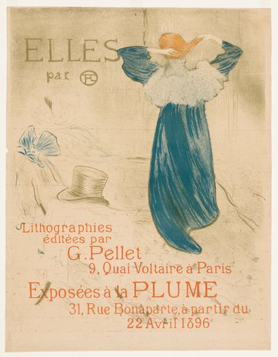 Elles: Frontispis, 1896. od Henri de Toulouse Lautrec