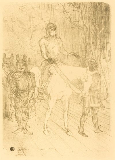 Vchod do Brasseur v "Chilperic" od Henri de Toulouse Lautrec
