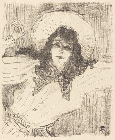 Eva Lavallierová od Henri de Toulouse Lautrec