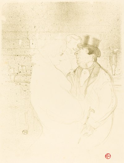 Ida Heath v baru (Ida Heath au bar) od Henri de Toulouse Lautrec
