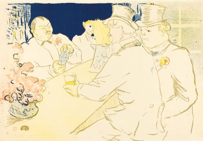 Irský a americký bar, rue Royale od Henri de Toulouse Lautrec
