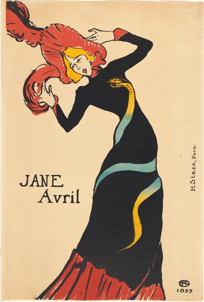 Jane Avril od Henri de Toulouse Lautrec