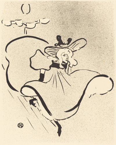 Jane Avril od Henri de Toulouse Lautrec