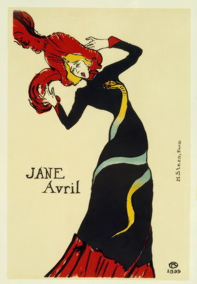 Jane Avril od Henri de Toulouse Lautrec