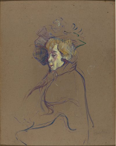 Jane Avril, 1892. od Henri de Toulouse Lautrec