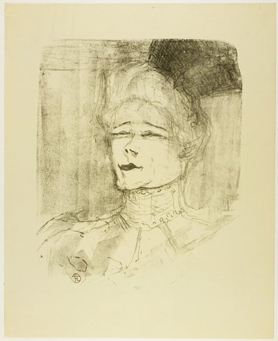 Jeanne Granier, z Treize Lithographies od Henri de Toulouse-Lautrec