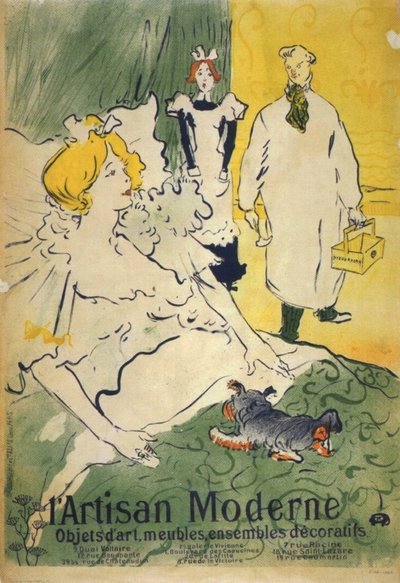 Der moderne Handwerker (1895) von Henri de Toulouse Lautrec