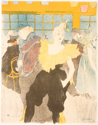 Clowness v Moulin Rouge od Henri de Toulouse-Lautrec