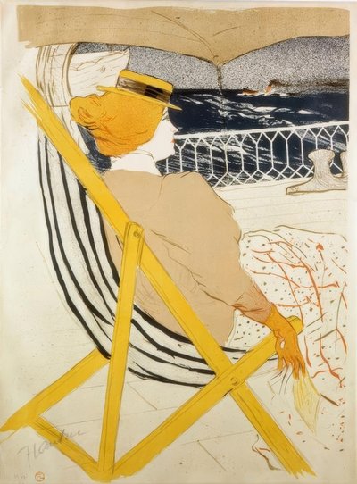 La Passagere du 54 ou Promenade en Yacht od Henri de Toulouse Lautrec