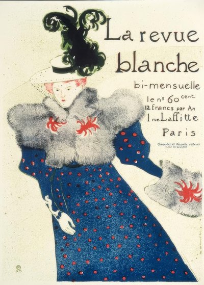 Bílá recenze od Henri de Toulouse Lautrec