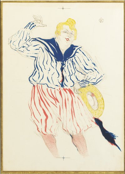 Námořnická píseň, u hvězdy, Le Havre od Henri de Toulouse Lautrec
