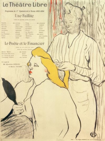 Die Frisur von Henri de Toulouse Lautrec