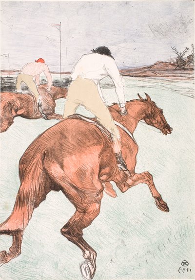 Der Jockey von Henri de Toulouse Lautrec