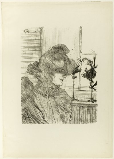 Le Margoin (mademoiselle Louise Blouet) od Henri de Toulouse-Lautrec