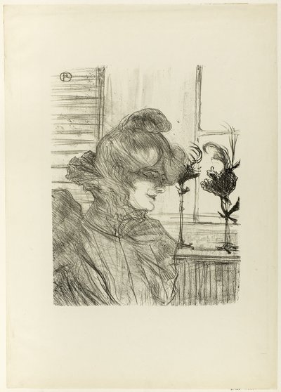 Le Margoin (mademoiselle Louise Blouet) od Henri de Toulouse Lautrec