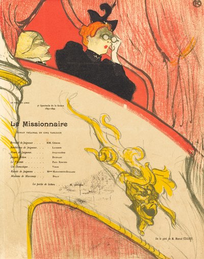 Le Missionnaire, 1894 von Henri de Toulouse Lautrec