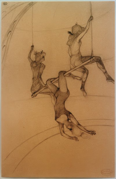 Létající hrazda od Henri de Toulouse Lautrec