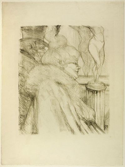 Odchod z divadla od Henri de Toulouse Lautrec