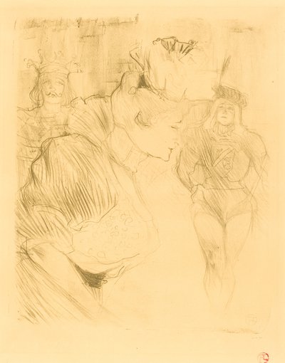 Lender Bwing (Lender saluant) od Henri de Toulouse Lautrec