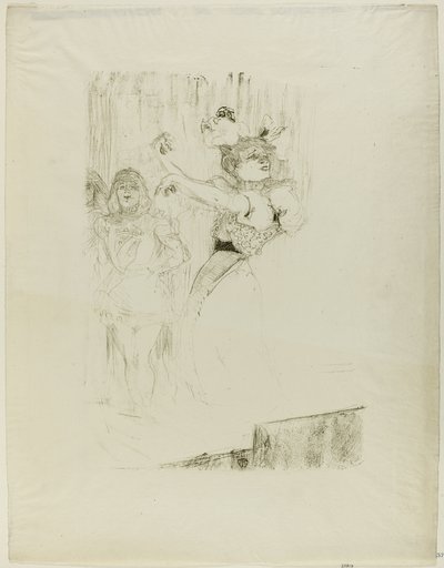 Lender Dancing the Bolero v Chilpéric od Henri de Toulouse Lautrec