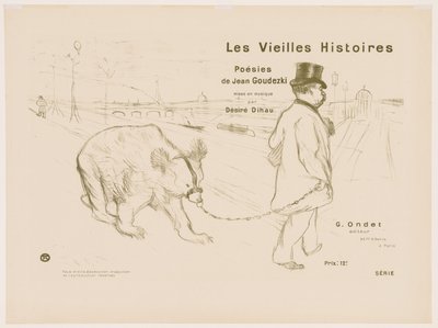 Les Vieilles histoires: Couverture - Frontispiz von Henri de Toulouse-Lautrec