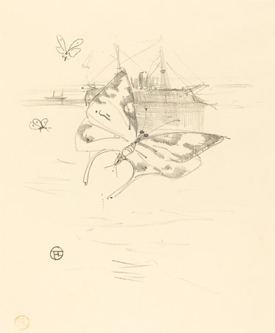 Die Schmetterlinge von Henri de Toulouse Lautrec