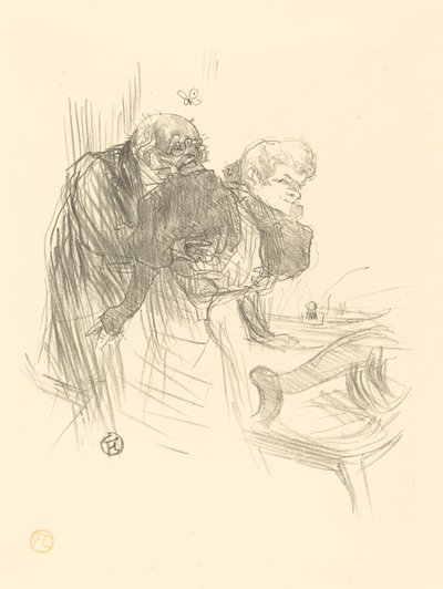 staří motýli od Henri de Toulouse Lautrec