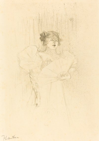Luce Myres Full Face od Henri de Toulouse Lautrec