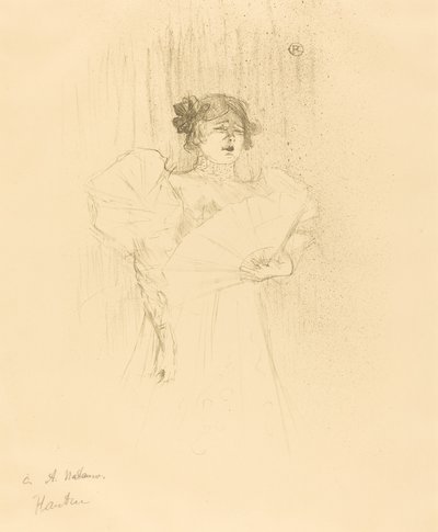 Luce Myres Full Face Luce Myrès, plná tvář, 1895. od Henri de Toulouse Lautrec