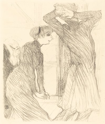 Lugne Poe a Baldy v „Nad lidskými silami“ (Lugne Poe a Baldy v „Beyond Human Forces“) od Henri de Toulouse Lautrec