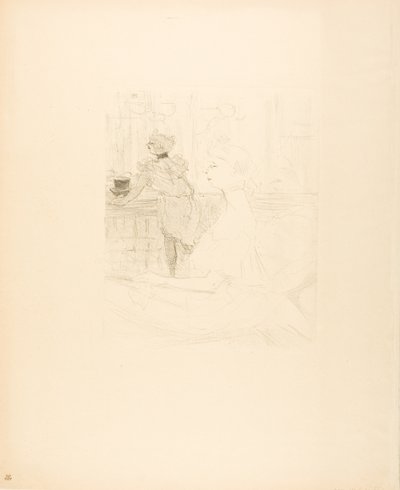 Mademoiselle Leconte von Henri de Toulouse-Lautrec