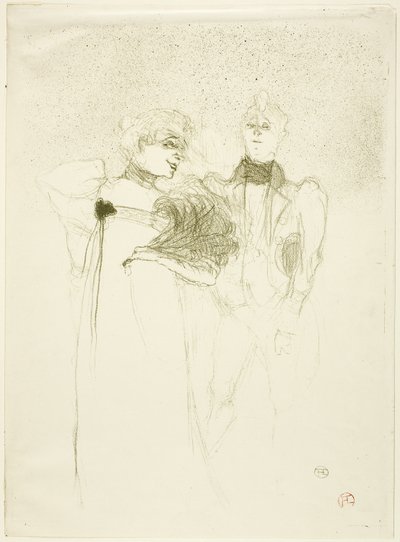 Mademoiselle Lender, v Madam Satan od Henri de Toulouse Lautrec