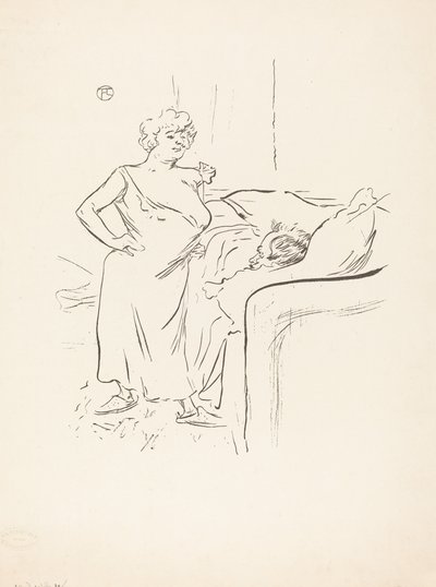 Muž a žena od Henri de Toulouse Lautrec