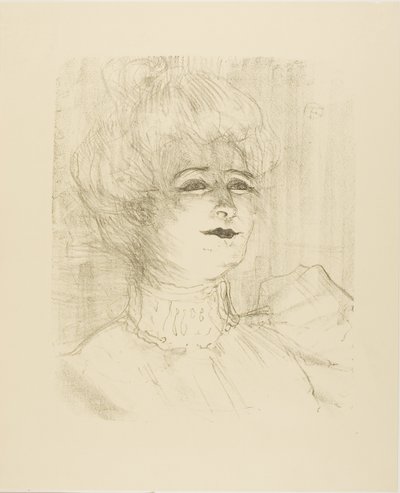 Marie-Louise Marsy, aus Treize Lithographies von Henri de Toulouse-Lautrec