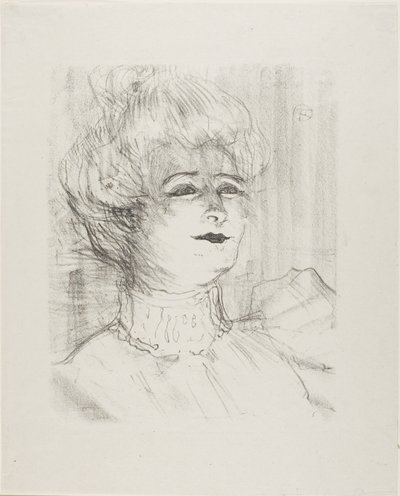 Marie-Louise Marsy, z Treize Lithographies od Henri de Toulouse-Lautrec