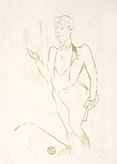 Mary Hamiltonová od Henri de Toulouse-Lautrec