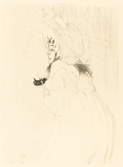 May Belfort se klaní slečně May Belfort saluant, 1895. od Henri de Toulouse Lautrec