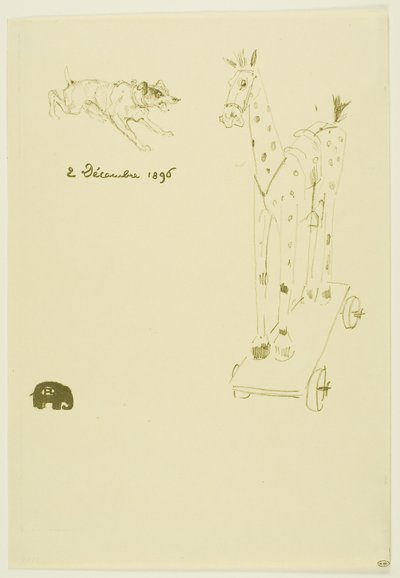 Menu Sylvain od Henri de Toulouse Lautrec