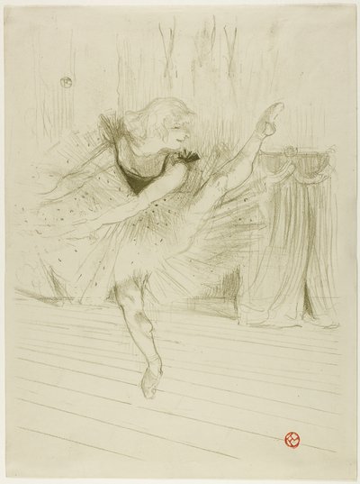 Slečna Ida Heath, anglická tanečnice od Henri de Toulouse-Lautrec