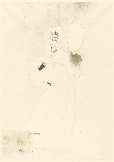 Slečna May Belfort, Velký talíř Slečna May Belfort, grande planche, 1895. od Henri de Toulouse Lautrec