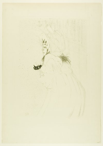 Slečna May Belfortová se klaní od Henri de Toulouse Lautrec